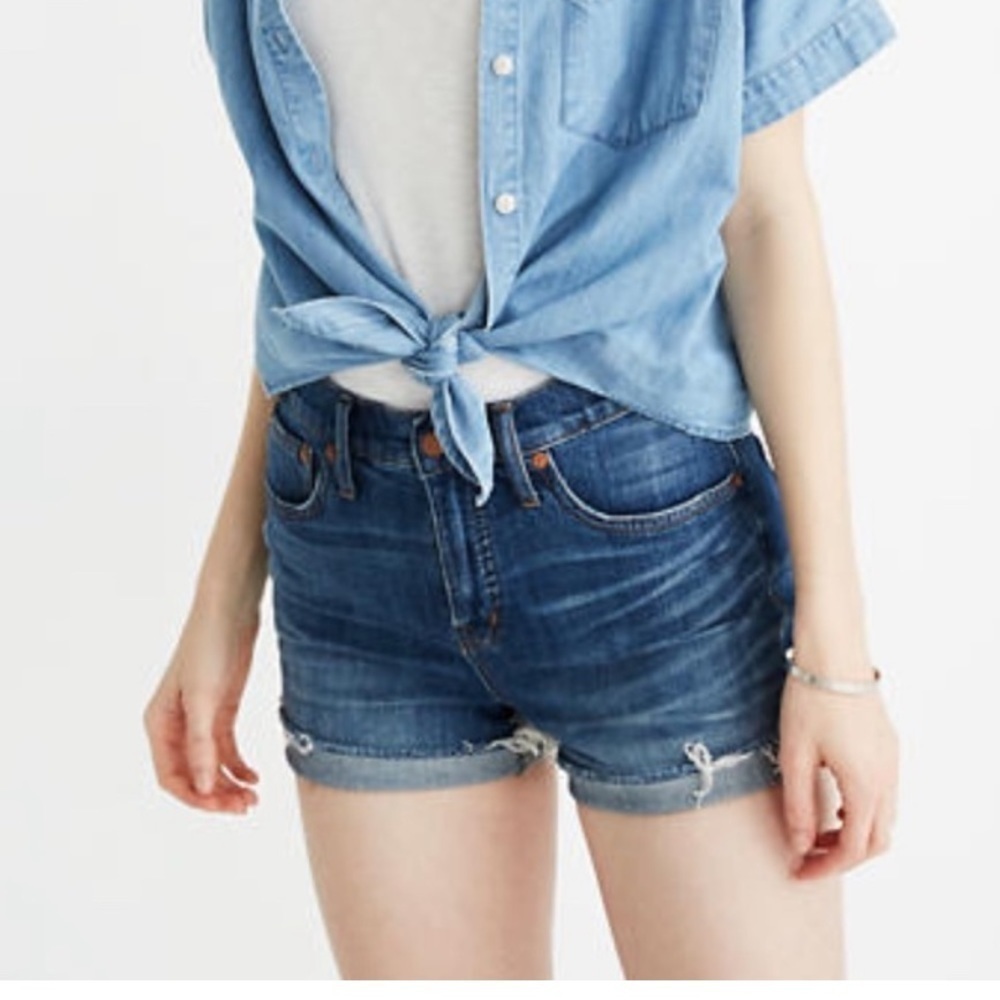 Madewell High-Rise Denim Shorts Size 26